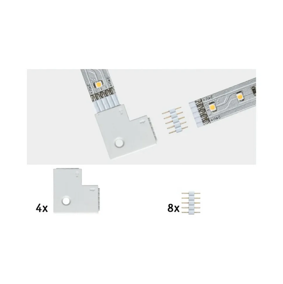 90 graders hjørneforbinder til strip Max LED