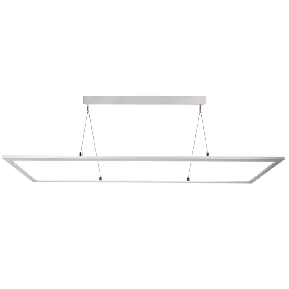 3422 LED-hængelampe, kantet, Dip-Switch, hvid