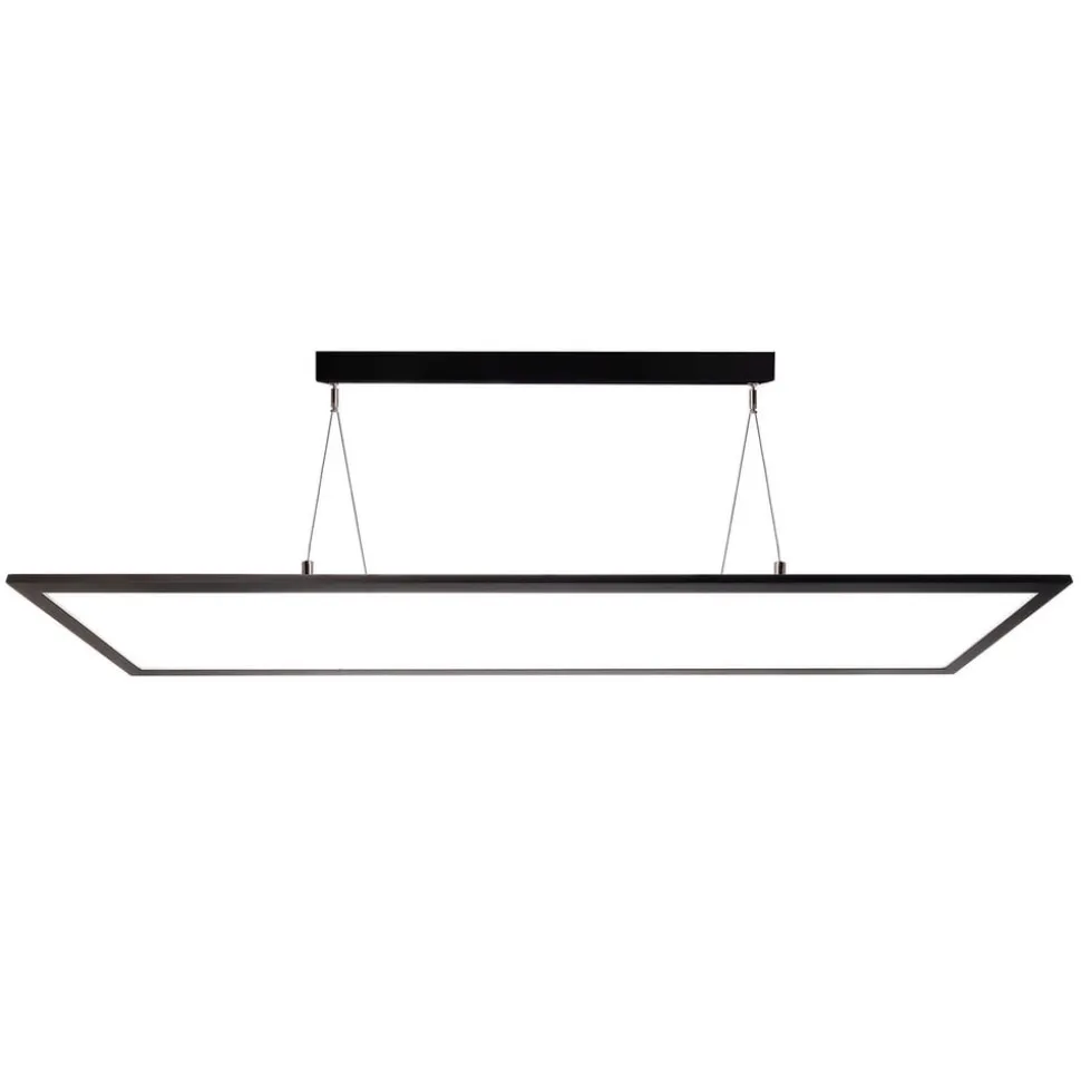 3422 LED-hængelampe, kantet, Dip-Switch, sort