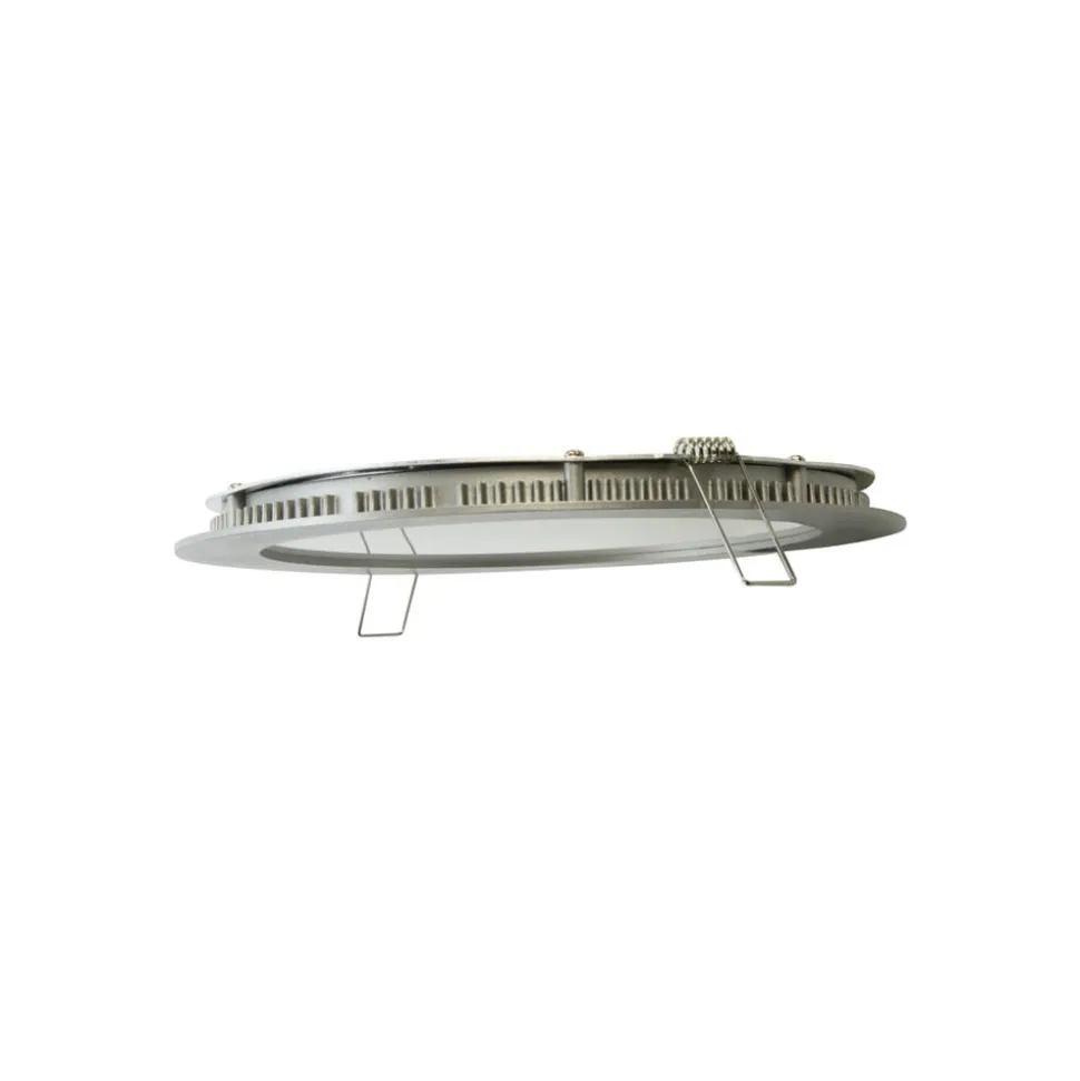 27636 LED-indbygningspanel, flad, rund, 12 W