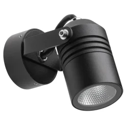 5019 udendørs LED-spot, sort, IP54
