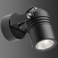 5019 udendørs LED-spot, sort, IP54