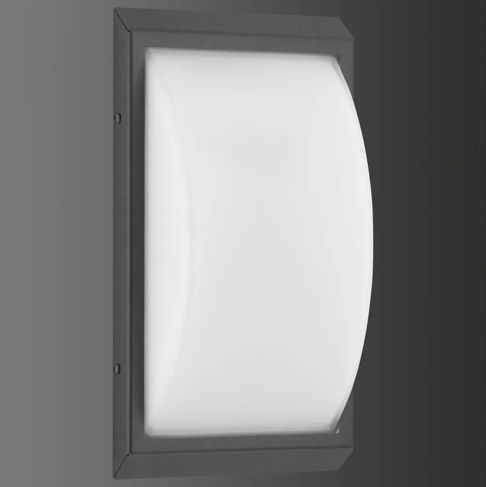 053 udendørs LED-væglampe bevægelsessensor, grafit