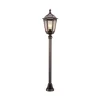 1123 vejlampe, trykstøbt aluminium, sort-kobber