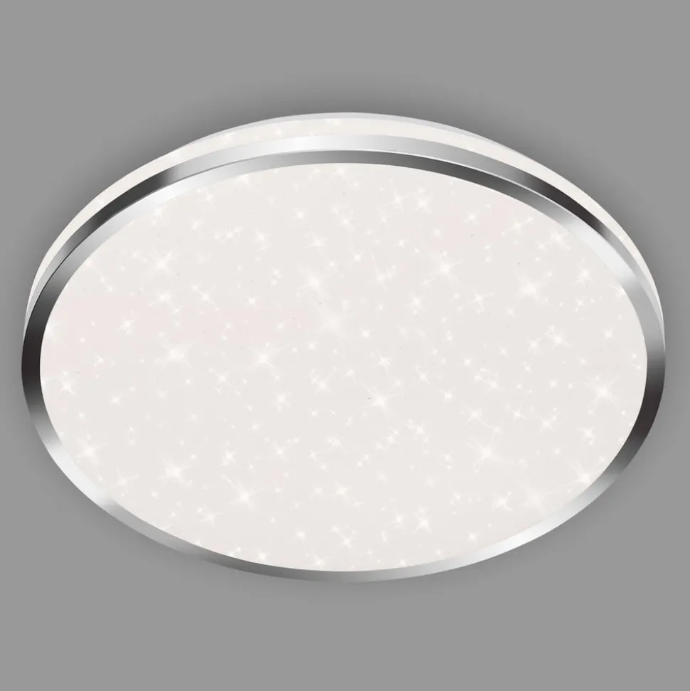 Acorus LED-loftslampe, IP44, stjernedekor, Ø 33 cm