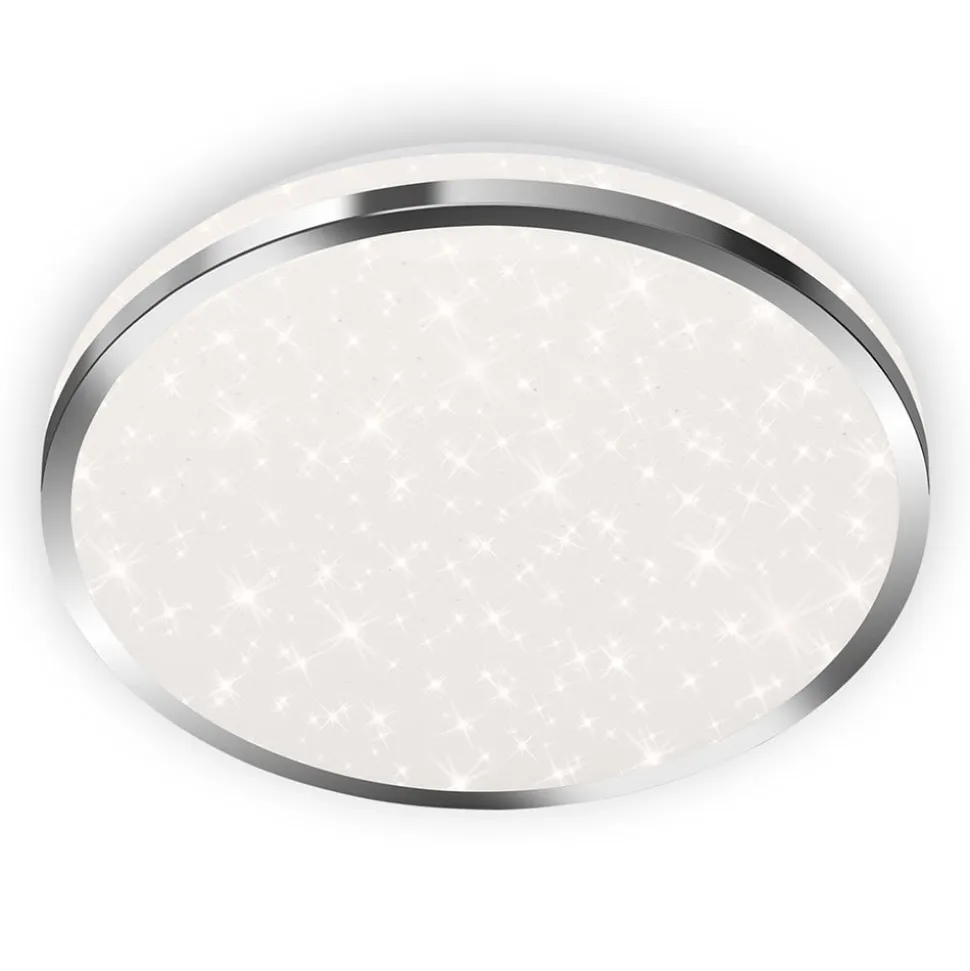 Acorus LED-loftslampe, IP44, stjernedekor, Ø 28 cm