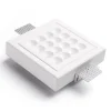 Ade T284 indbygget LED-loftlampe, 13 cm x 13 cm