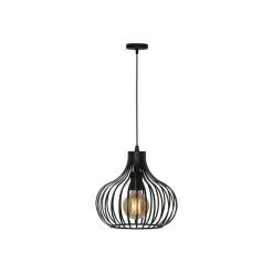 Aglio hængelampe, Ø 28 cm, sort, metal