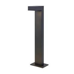 Aliar LED-gadelampe, sort