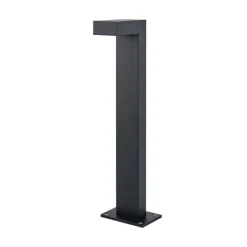 Aliar LED-gadelampe, sort