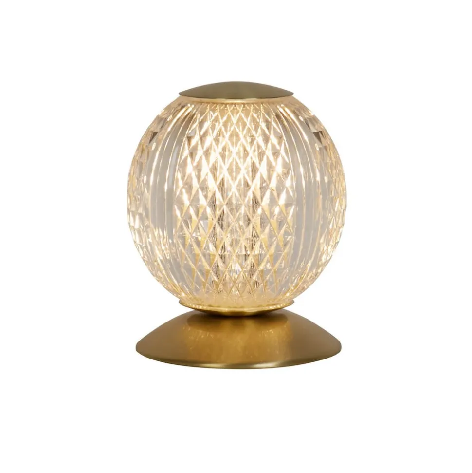 Allure bordlampe messingfarvet, stål, akryl
