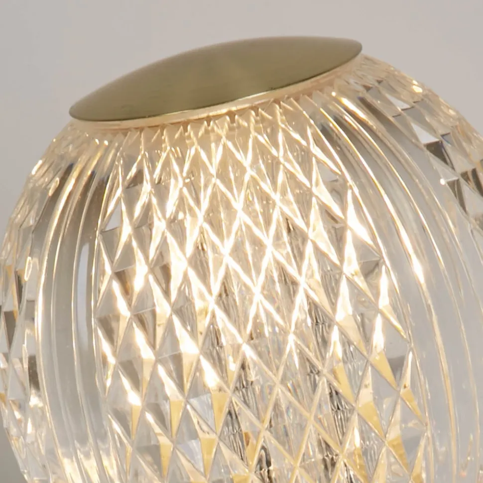 Allure bordlampe messingfarvet, stål, akryl