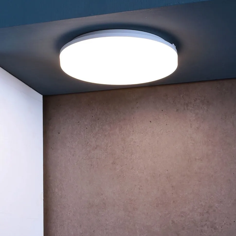 Altais LED-loftslampe, IP54, Ø 28 cm
