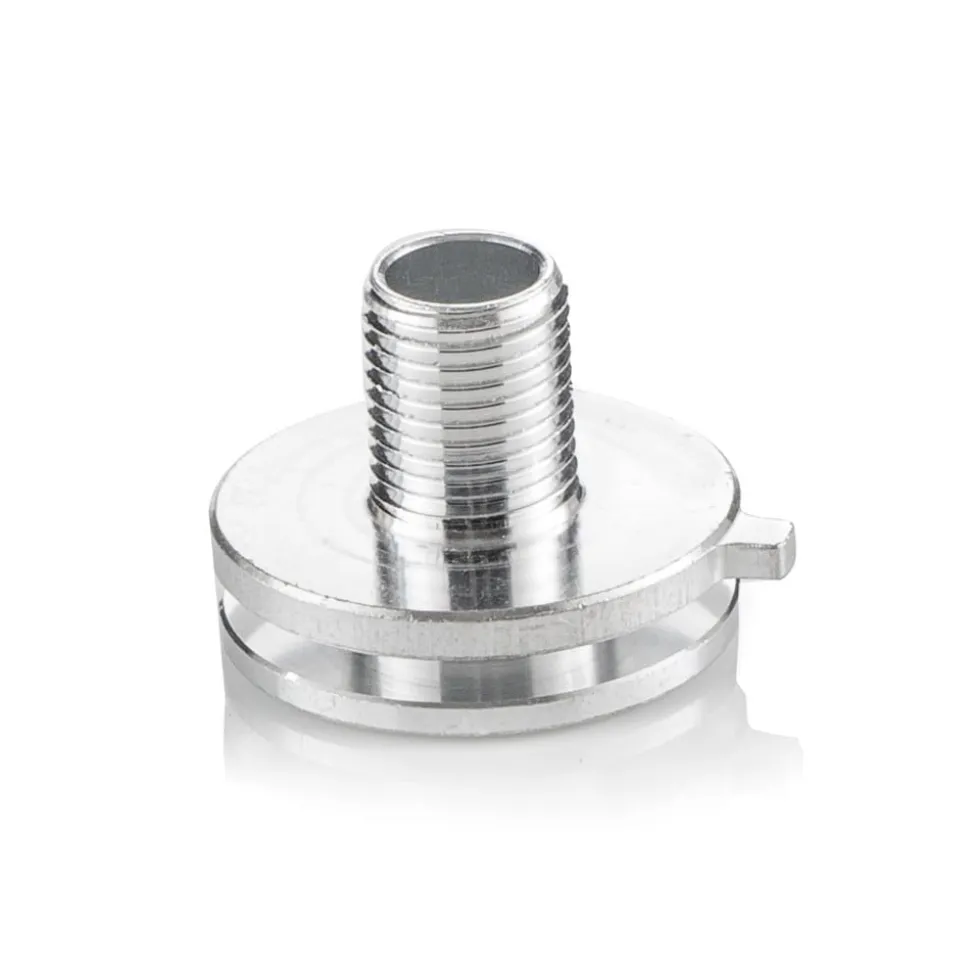 Alu-nippel til strømskinneadapter M 10 x 1