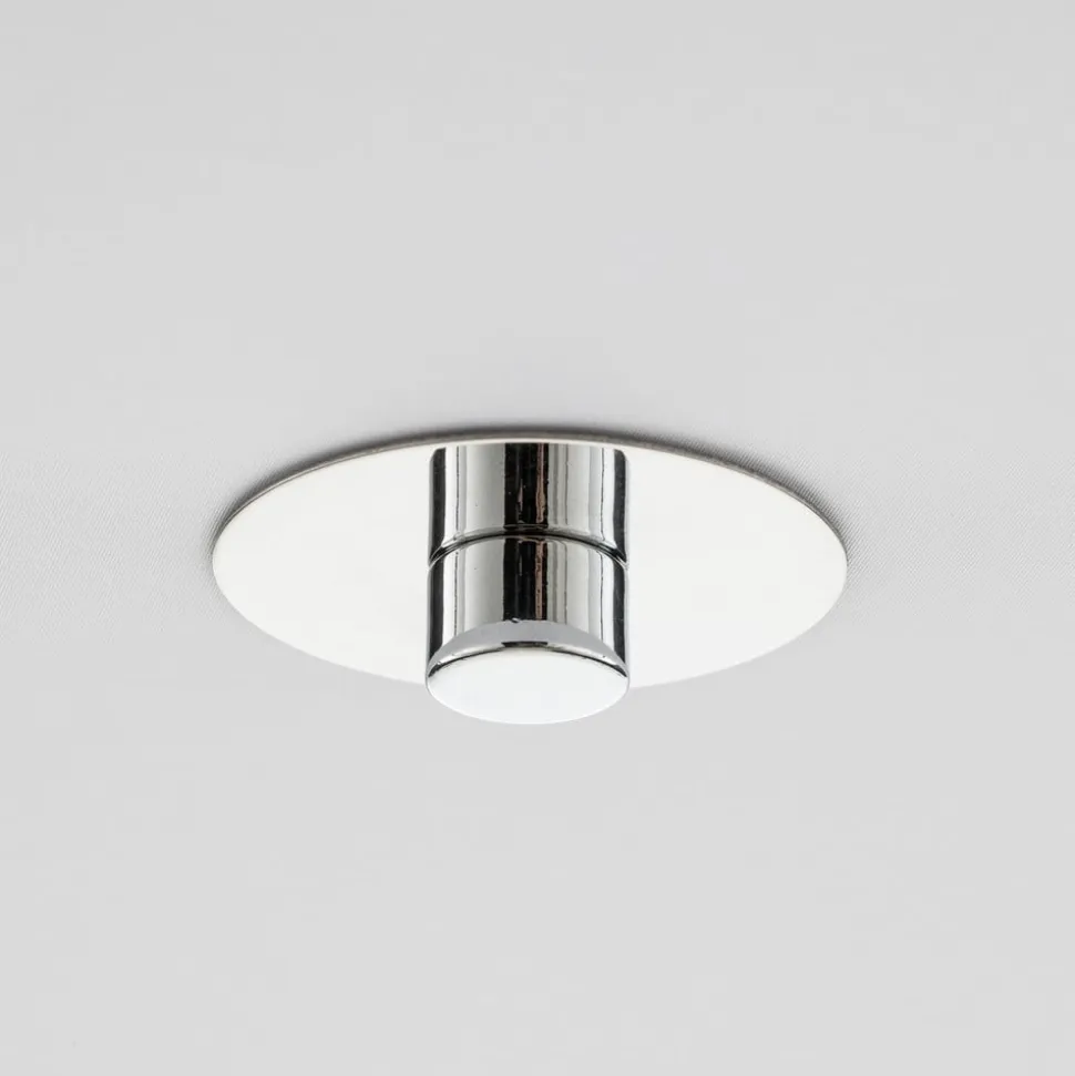 Andria loftslampe i tekstil, 60 cm, lysegrå
