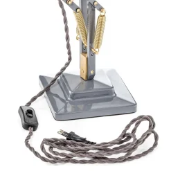 Anglepoise bordlampe Original 1227, grå/messing