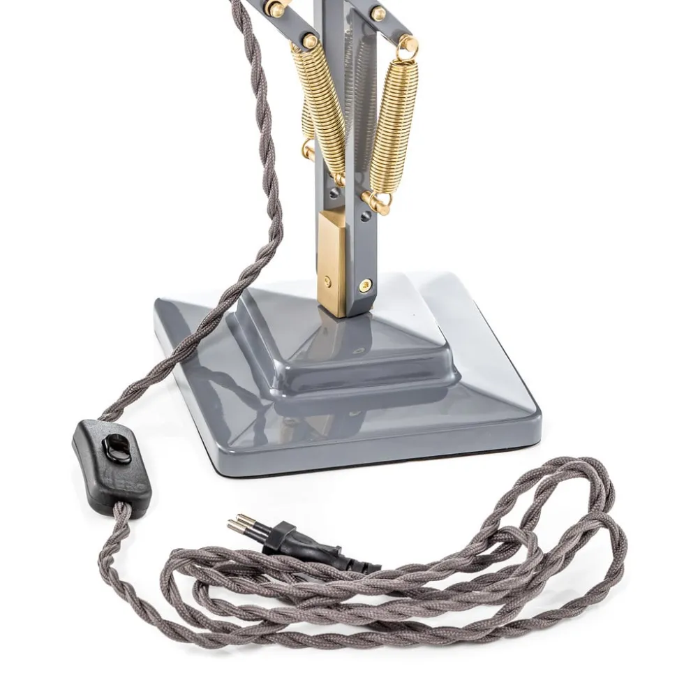 Anglepoise bordlampe Original 1227, grå/messing