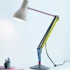 Anglepoise bordlampe Type 75 Mini, lysegrå, 70 cm
