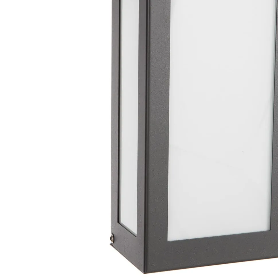 Aqua Rain udendørs LED-væglampe, sensor, antracit