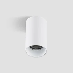Arcchio Downlight Brinja, hvid, metal, Ø 6 cm, rund, GU10