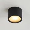 Arcchio downlight Nieva, G9, sort, rund, Ø 10cm, metal