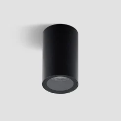 Arcchio downlight Olivir, sort, metal, Ø 6cm, GU10, IP44