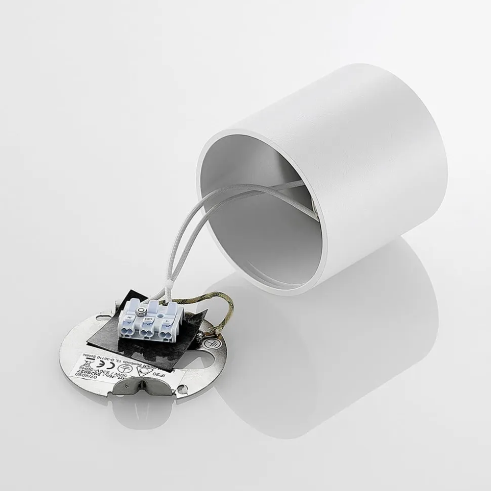 Arcchio downlight Walza, hvid, metal, Ø 9,3 cm, GU10