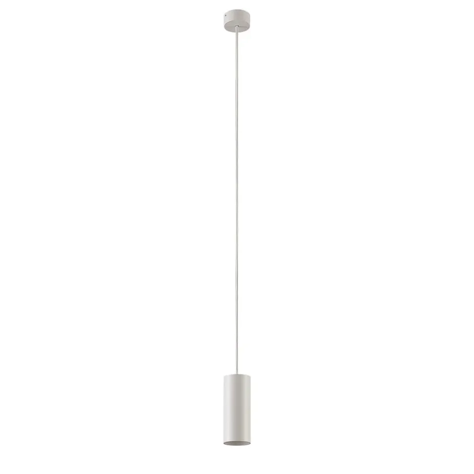 Arcchio Ejona pendellampe, højde 15 cm, hvid, aluminium