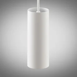 Arcchio Ejona pendellampe, højde 15 cm, hvid, aluminium