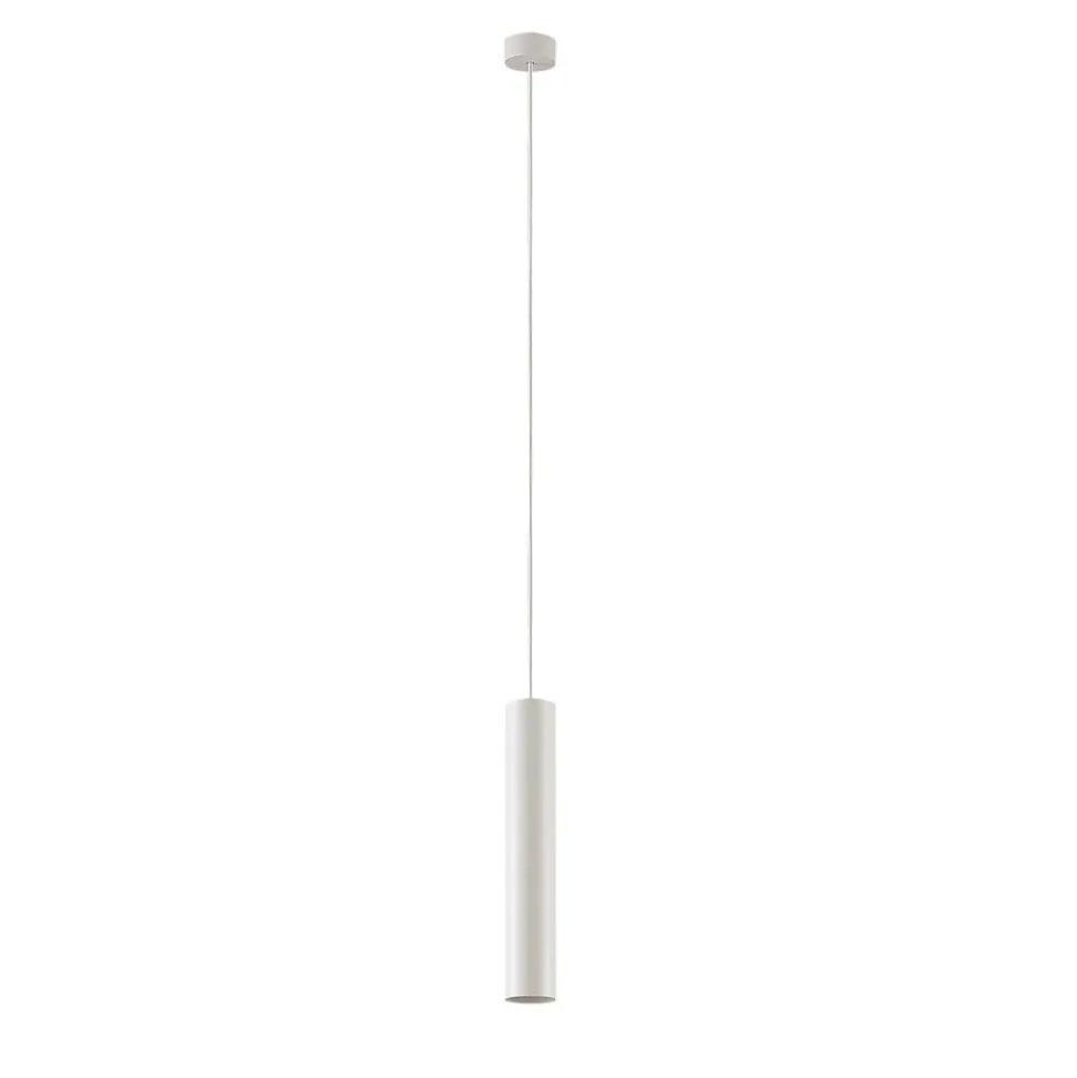 Arcchio Ejona pendellampe, højde 35 cm, hvid, aluminium