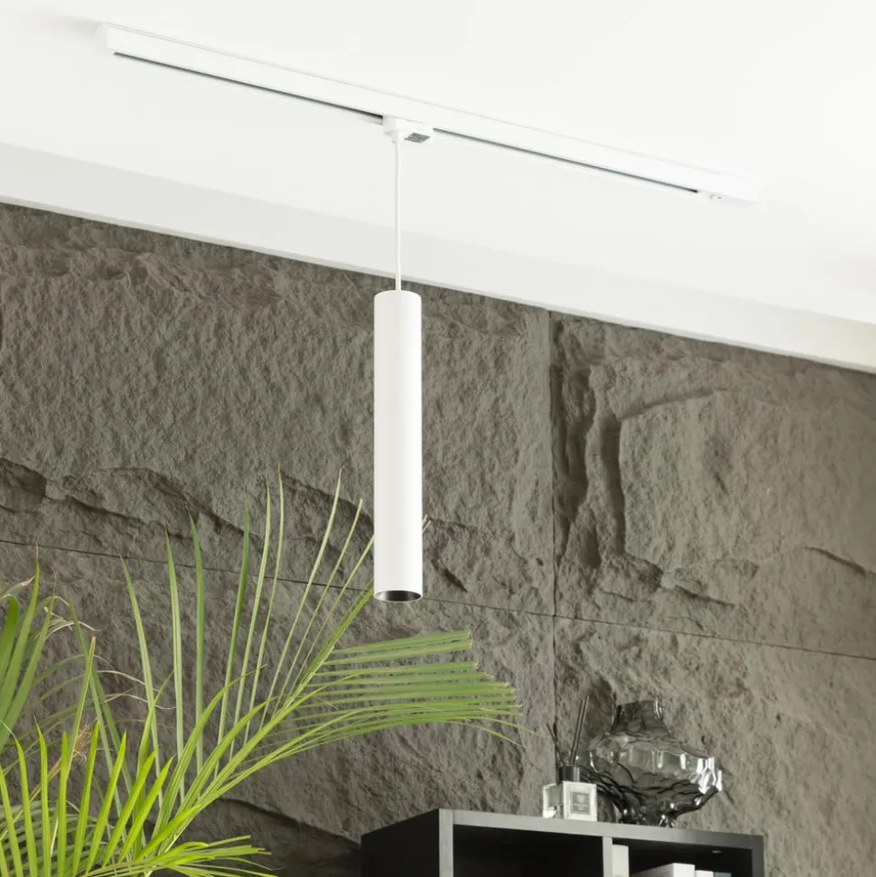 Arcchio Ejona skinne LED-pendel hvid 6/40cm