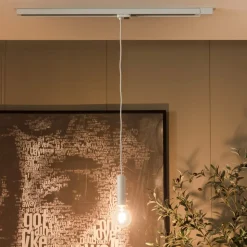 Arcchio Ejona skinnependel hvid E27 4/15cm