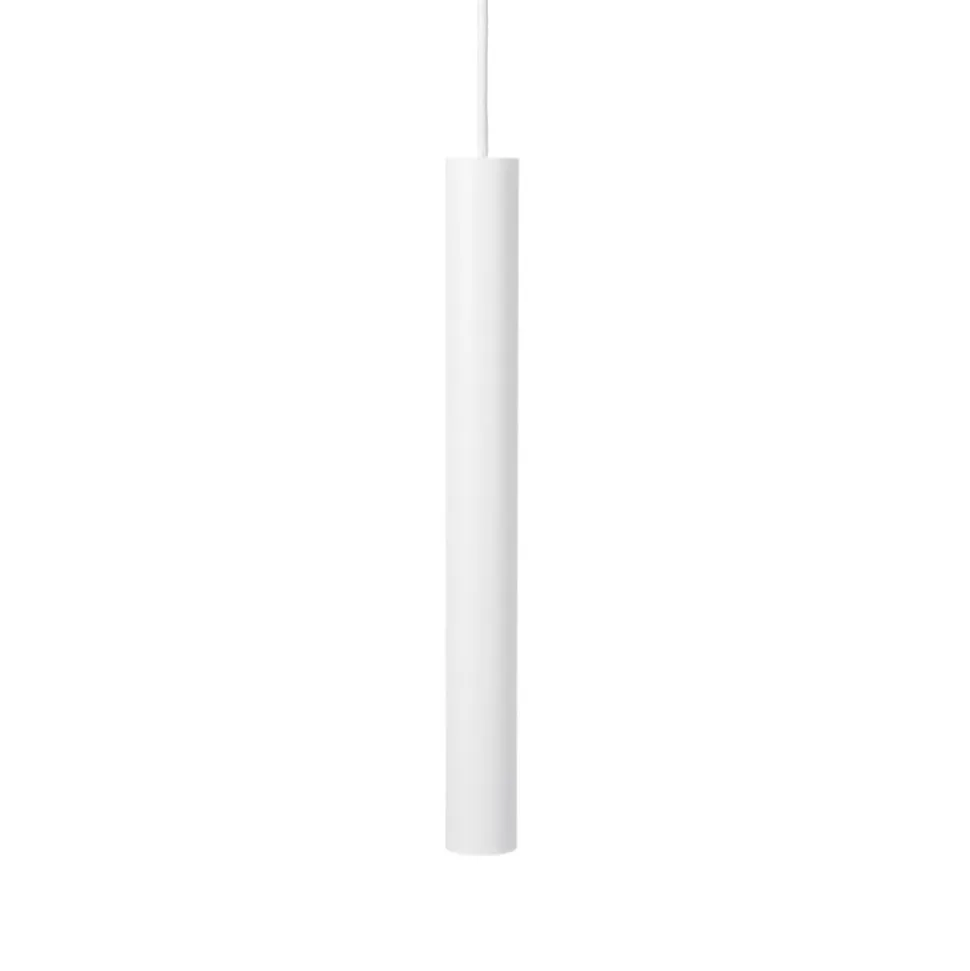Arcchio Ejona skinnependel hvid E27 4/40cm
