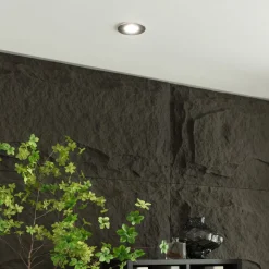 Arcchio Elmon LED-indbygningslampe, IP65, krom