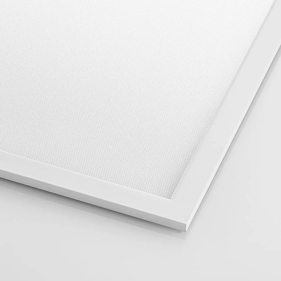 Arcchio forsænket panel Vinas, 62 cm, hvid, aluminium, CCT