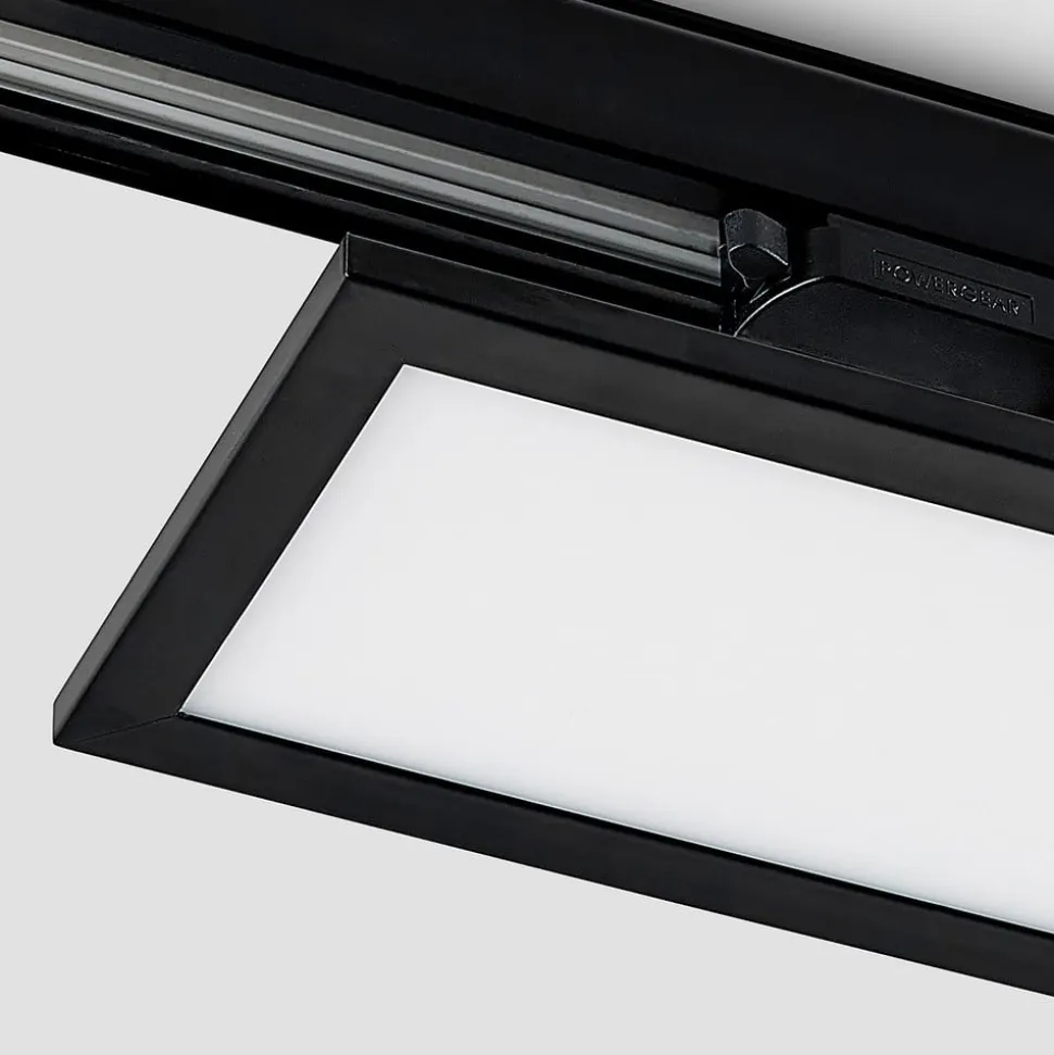 Arcchio Hairis LED-panel, 30 cm, sort, 3000 K