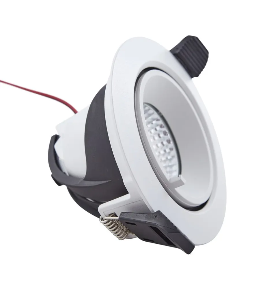 Arcchio Harcos LED-downlight, hvid, Ø 11 cm, 4.000K