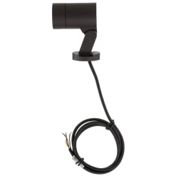 Arcchio Hemmani spot med jordspyd, højde 35 cm, antracit, aluminium