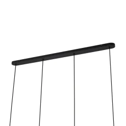 Arcchio Hængelampe Cosmina, 4 lyskilder, længde 120 cm, sort