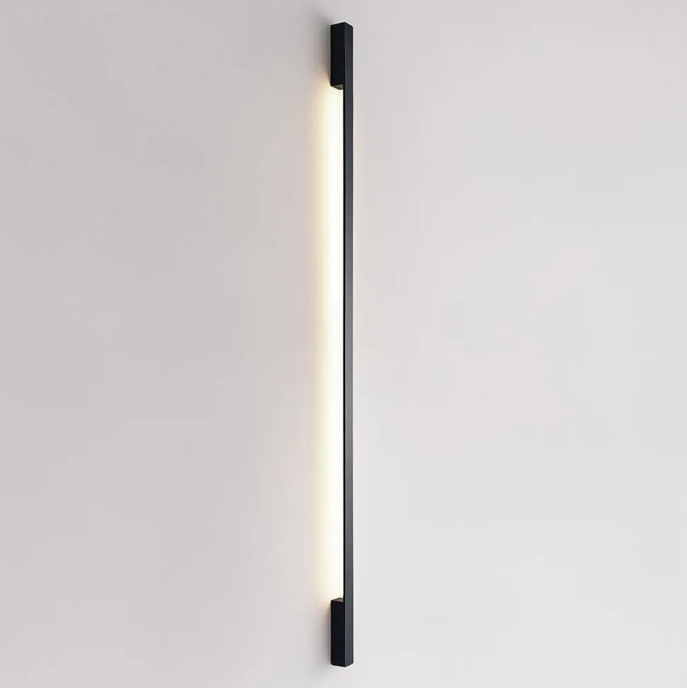 Arcchio Ivano LED-væglampe, 170 cm, sort