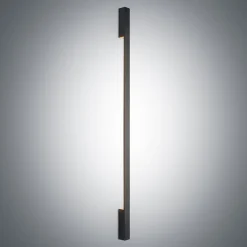 Arcchio Ivano LED-væglampe, 130 cm, sort