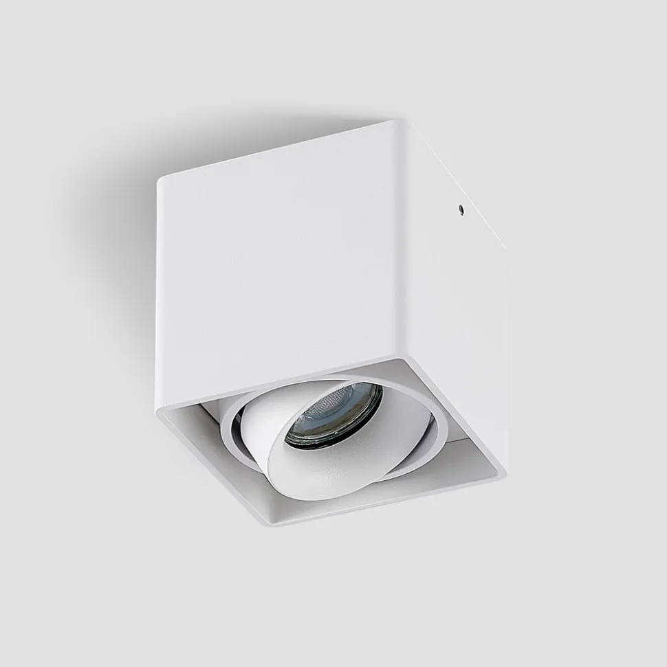 Arcchio Kubika downlight GU10, 1 lyskilde, hvid