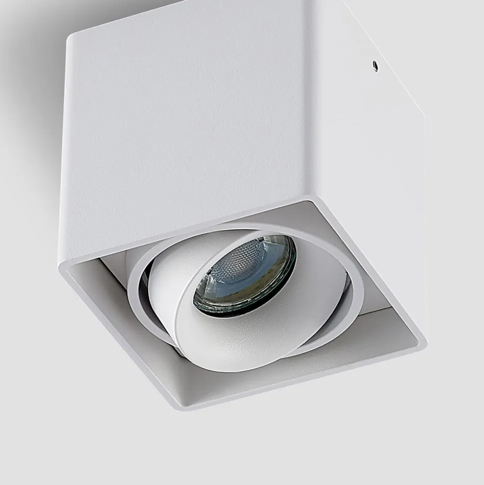 Arcchio Kubika downlight GU10, 1 lyskilde, hvid