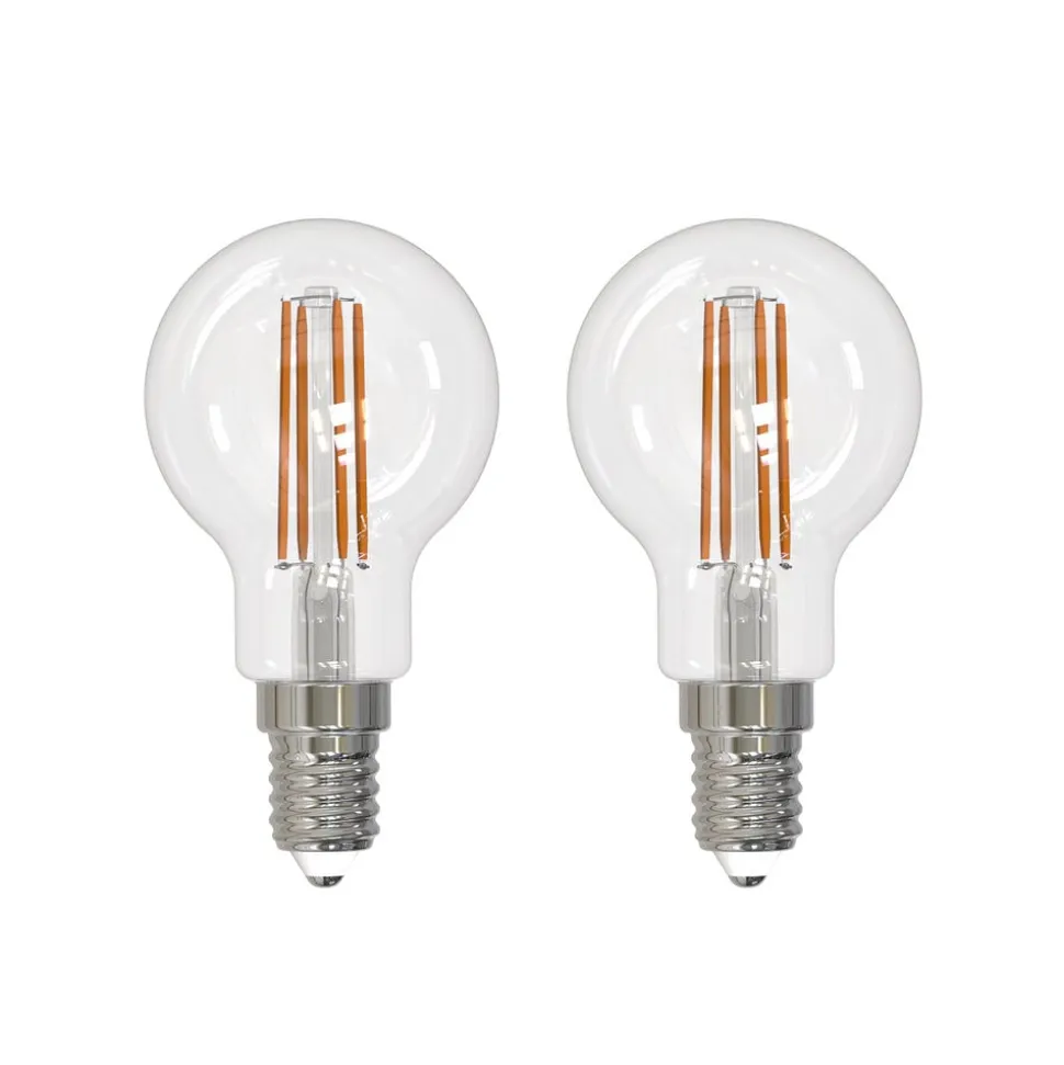 Arcchio LED glødepære E14 G45, sæt med 2, 3000 K
