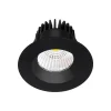 Arcchio LED-downlight Aryx, sort, 4.000K