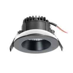 Arcchio LED-downlight Aryx, sort, 4.000K