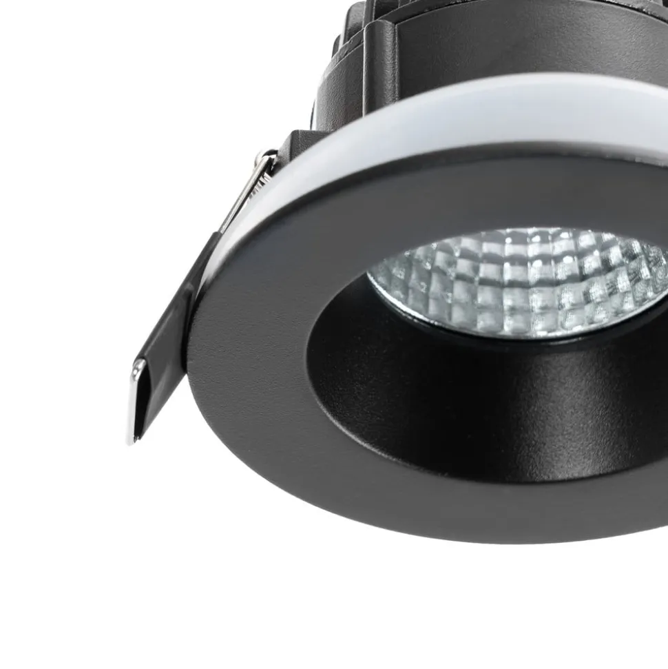Arcchio LED-downlight Aryx, sort, 2.700K