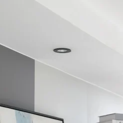 Arcchio LED-downlight Lirin, sort, 4.000K