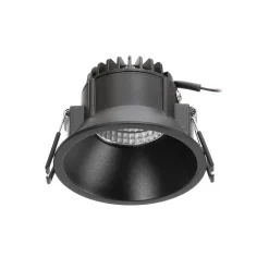 Arcchio LED-downlight Niria, sort, 2.700K