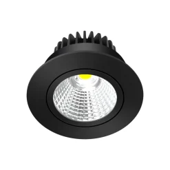 Arcchio LED-downlight Zarik, sort, 4.000K